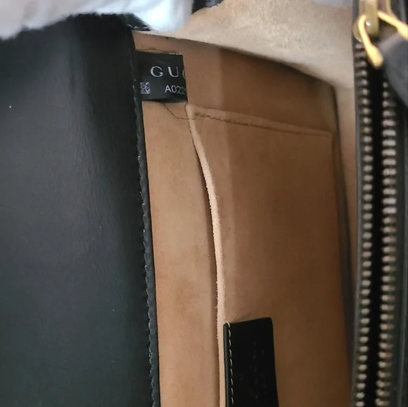 GUCCI Dionyso Bamboo Leather Handbag - Picture 7 of 17